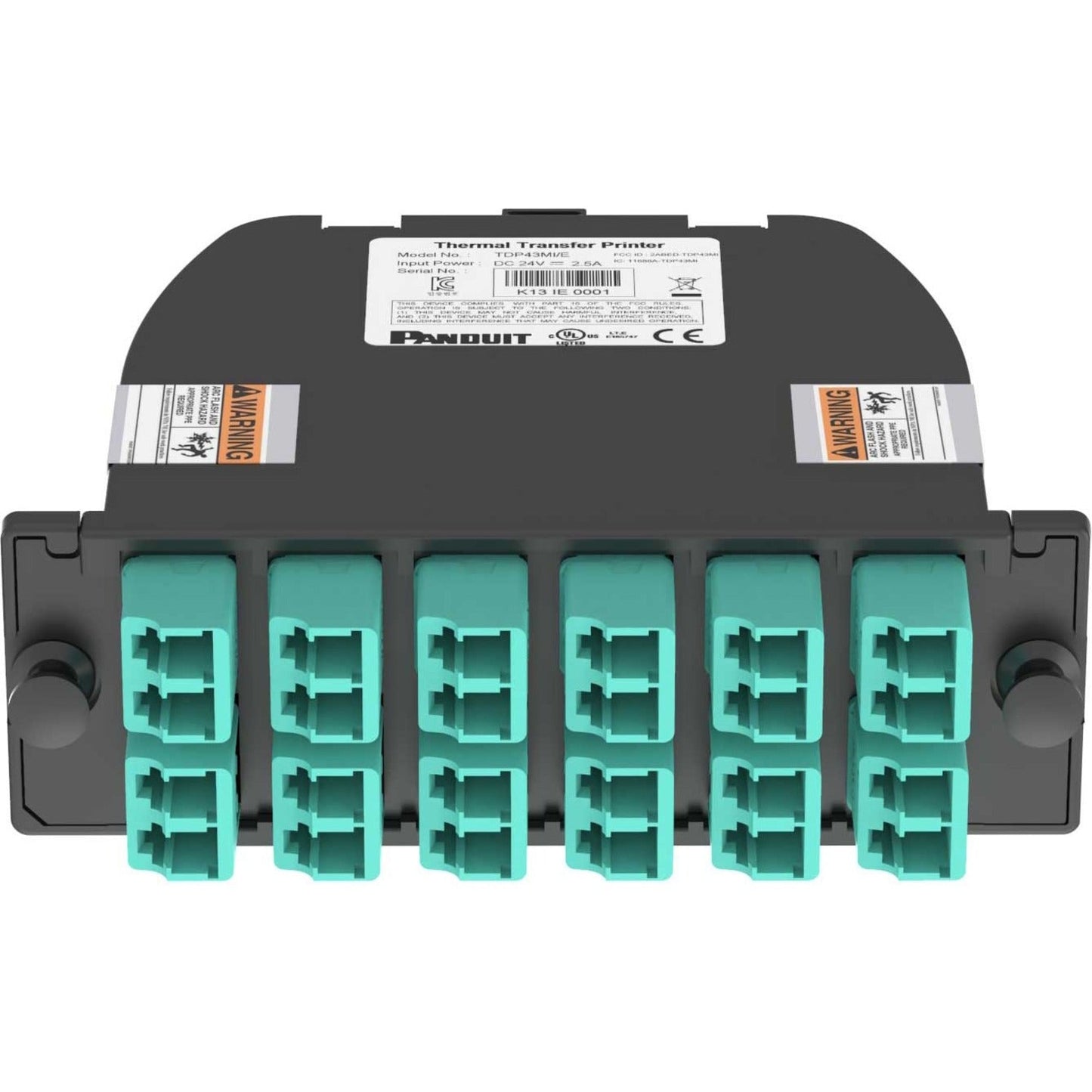 Panduit OptiCom MPO-LC Fiber Cassette OM4 24 Fiber Universal