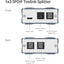 1X3 S/PDIF TOSLINK SPLITTER    