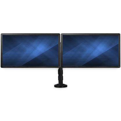 StarTech.com Desk-Mount Dual-Monitor Arm For up to 27"(17.6lb/8kg) Monitors Low Profile Design Clamp/Grommet Mount Dual Monitor Mount