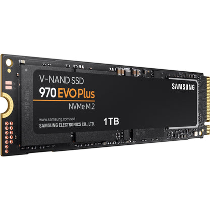 Samsung 970 EVO Plus 1 TB Solid State Drive - M.2 2280 Internal - PCI Express NVMe (PCI Express NVMe 3.0 x4)