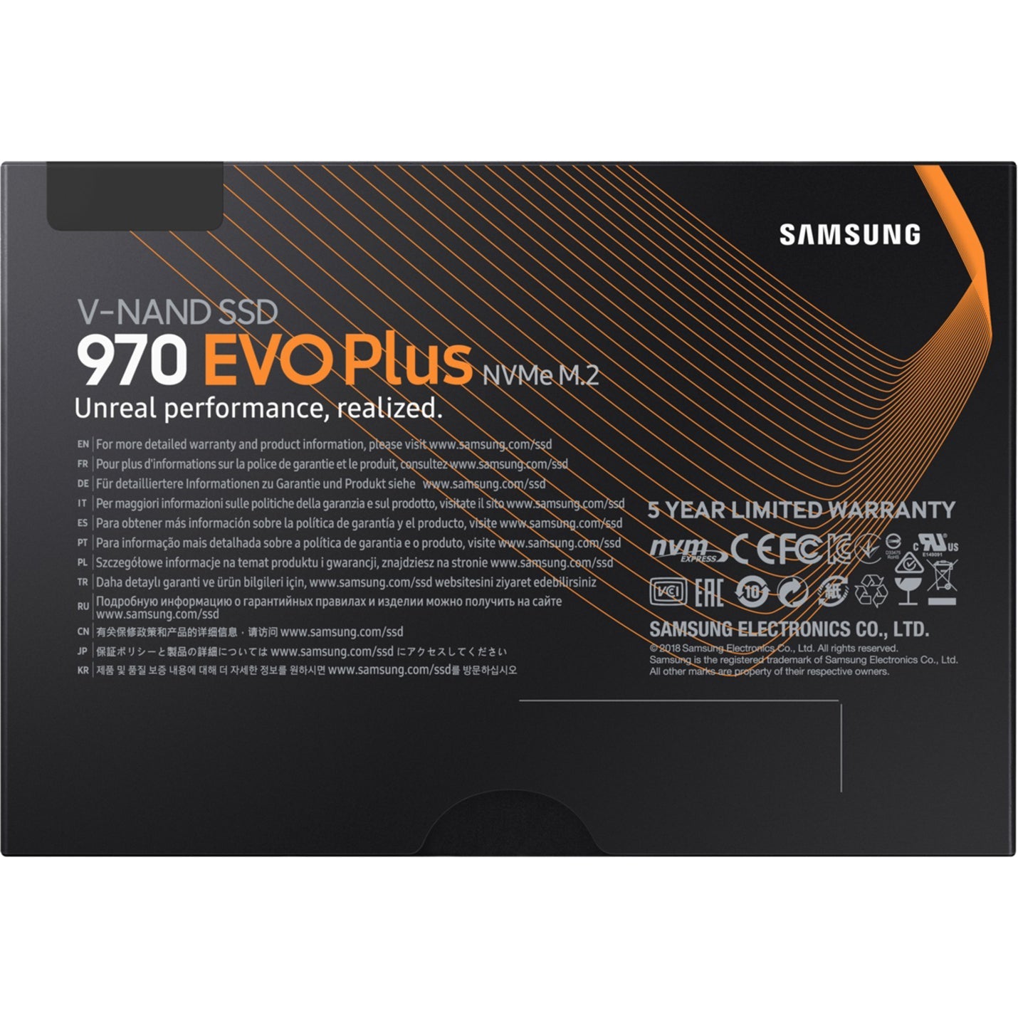 Samsung 970 EVO Plus 2 TB Solid State Drive - M.2 2280 Internal - PCI Express (PCI Express 3.0 x4)