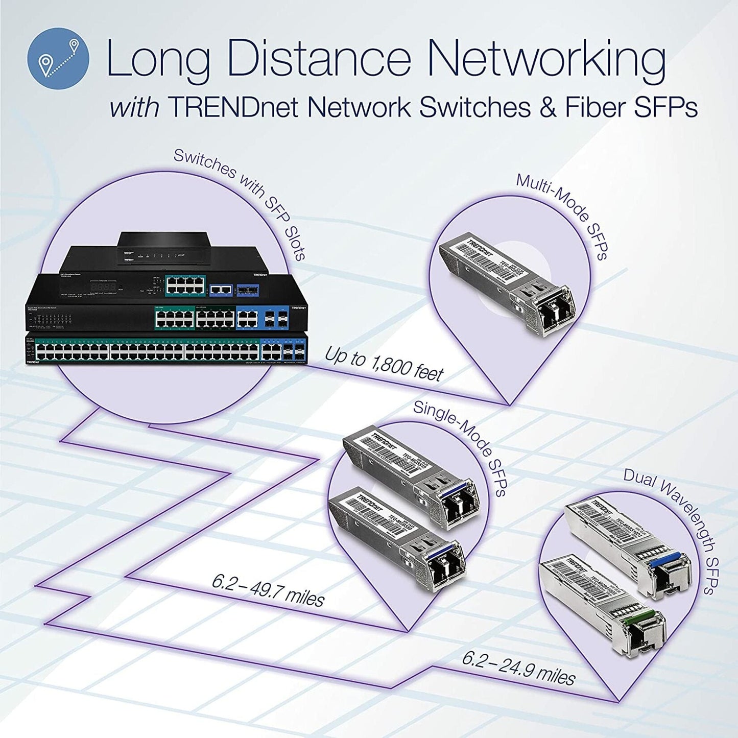 TRENDnet 24-Port Gigabit Switch with 2 X 10G SFP+ Slots; Fanless Design; 19? 1U Rack mountable; TEG-30262