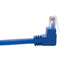 Tripp Lite Up/Down-Angle Cat6 Gigabit Molded UTP Ethernet Cable (RJ45 Up-Angle M to RJ45 Down-Angle M) Blue 4 ft. (1.22 m)