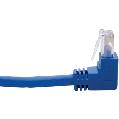 Tripp Lite Up/Down-Angle Cat6 Gigabit Molded UTP Ethernet Cable (RJ45 Up-Angle M to RJ45 Down-Angle M) Blue 5 ft. (1.52 m)