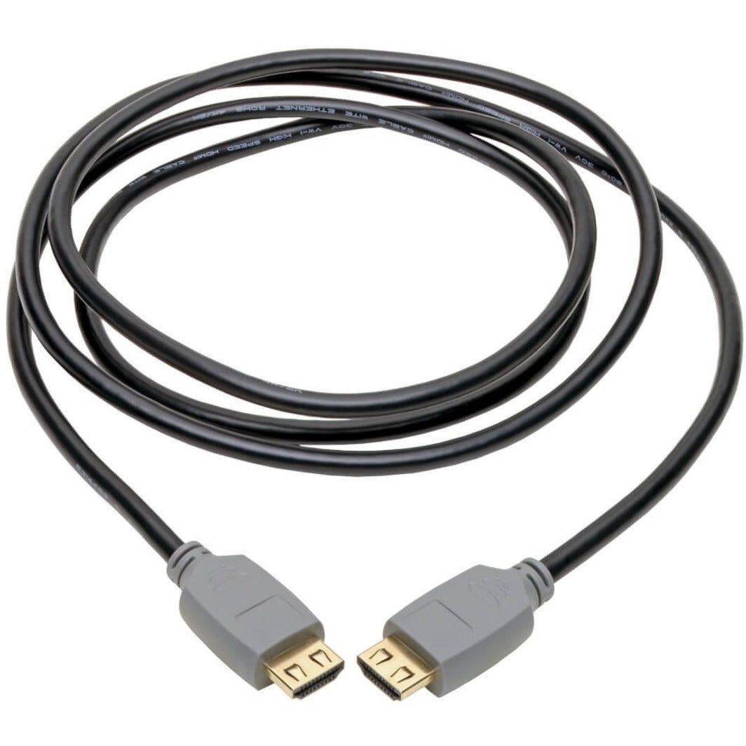 Tripp Lite 4K HDMI Cable (M/M) 4K 60 Hz HDR 4:4:4 Gripping Connectors Black 6 ft.