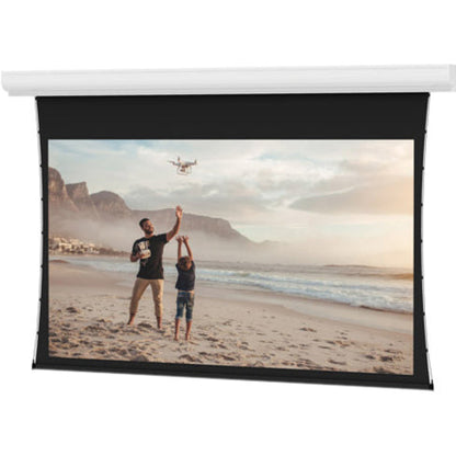 Da-Lite Tensioned Contour Electrol Series Projection Screen - Wall or Ceiling Mounted Electric Screen - 110" Screen