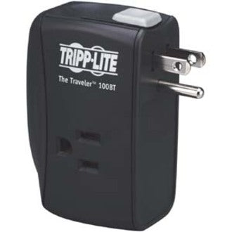 Tripp Lite Protect It! 2-Outlet Portable Surge Protector Direct Plug-In 1050 Joules Ethernet Protection