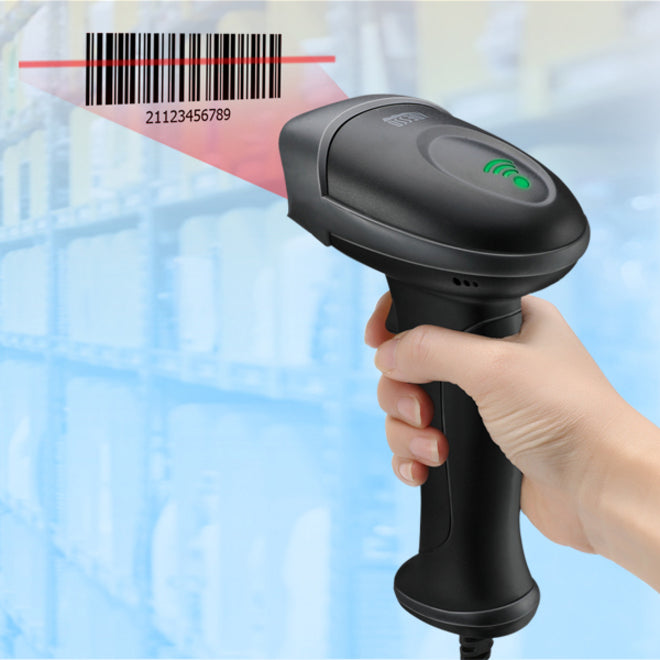 Adesso NuScan 2500TU Spill Resistant Antimicrobial 2D Barcode Scanner