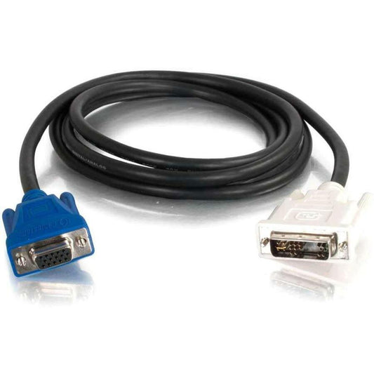 C2G 2m DVI Male to HD15 VGA Female Video Extension Cable (6.5ft)