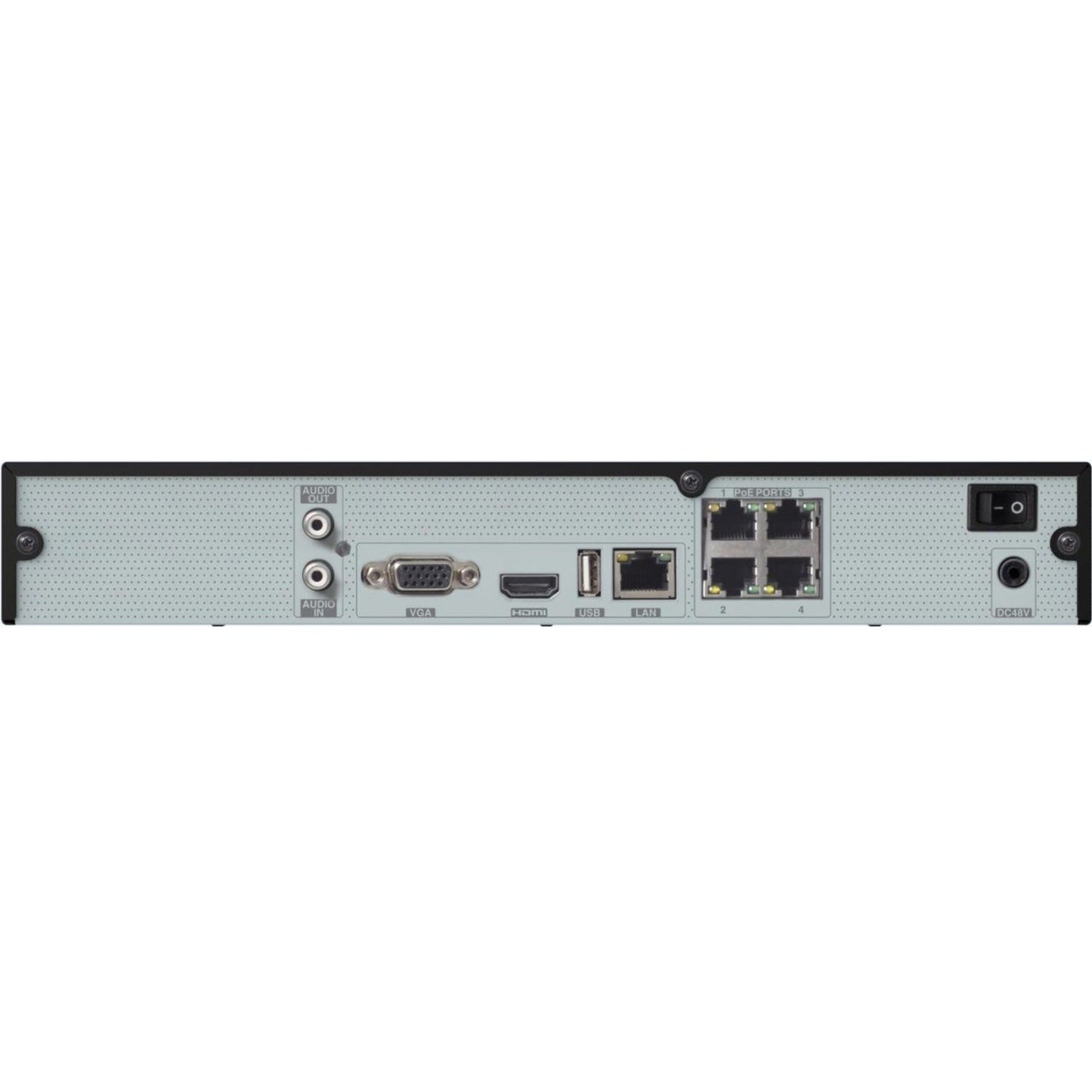 Speco 4 Channel NVR with 4 Built-In PoE Ports - 1 TB HDD