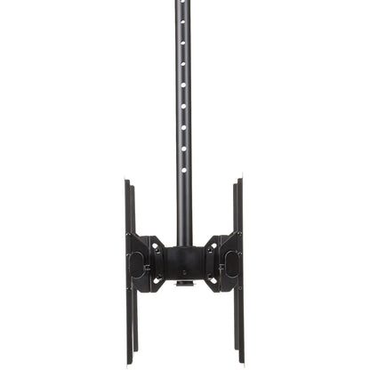 StarTech.com Dual TV Ceiling Mount - Back-to-Back Hanging Dual Screen VESA Pole Mount for 32"-75" TVs - Height Adjustable Telescopic Pole