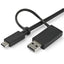 StarTech.com USB-C & USB-A Dock - Hybrid Universal Laptop Docking Station with Dual Monitor Display 4K 60Hz HDMI & DisplayPort - 60W PD