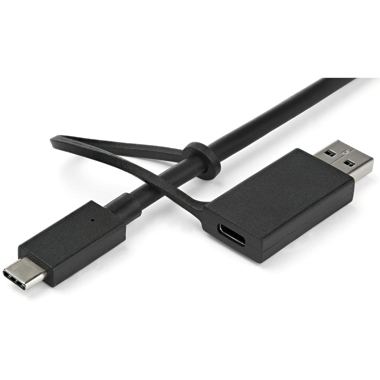 StarTech.com USB-C & USB-A Dock - Hybrid Universal Laptop Docking Station with Dual Monitor Display 4K 60Hz HDMI & DisplayPort - 60W PD