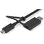 StarTech.com USB-C & USB-A Dock - Hybrid Universal Laptop Docking Station with Dual Monitor Display 4K 60Hz HDMI & DisplayPort - 60W PD