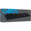Logitech G815 LIGHTSYNC RGB Mechanical Gaming Keyboard with Low Profile GL Tactile key switch 5 programmable G-keysUSB Passthrough dedicated media control black and white colorways