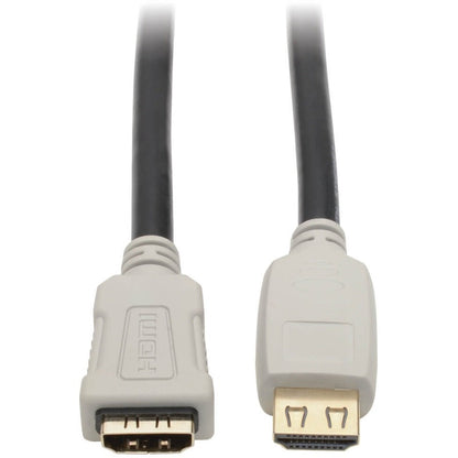 Tripp Lite High-Speed HDMI Extension Cable (M/F) 4K 60 Hz HDR 4:4:4 Gripping Connector 3 ft.