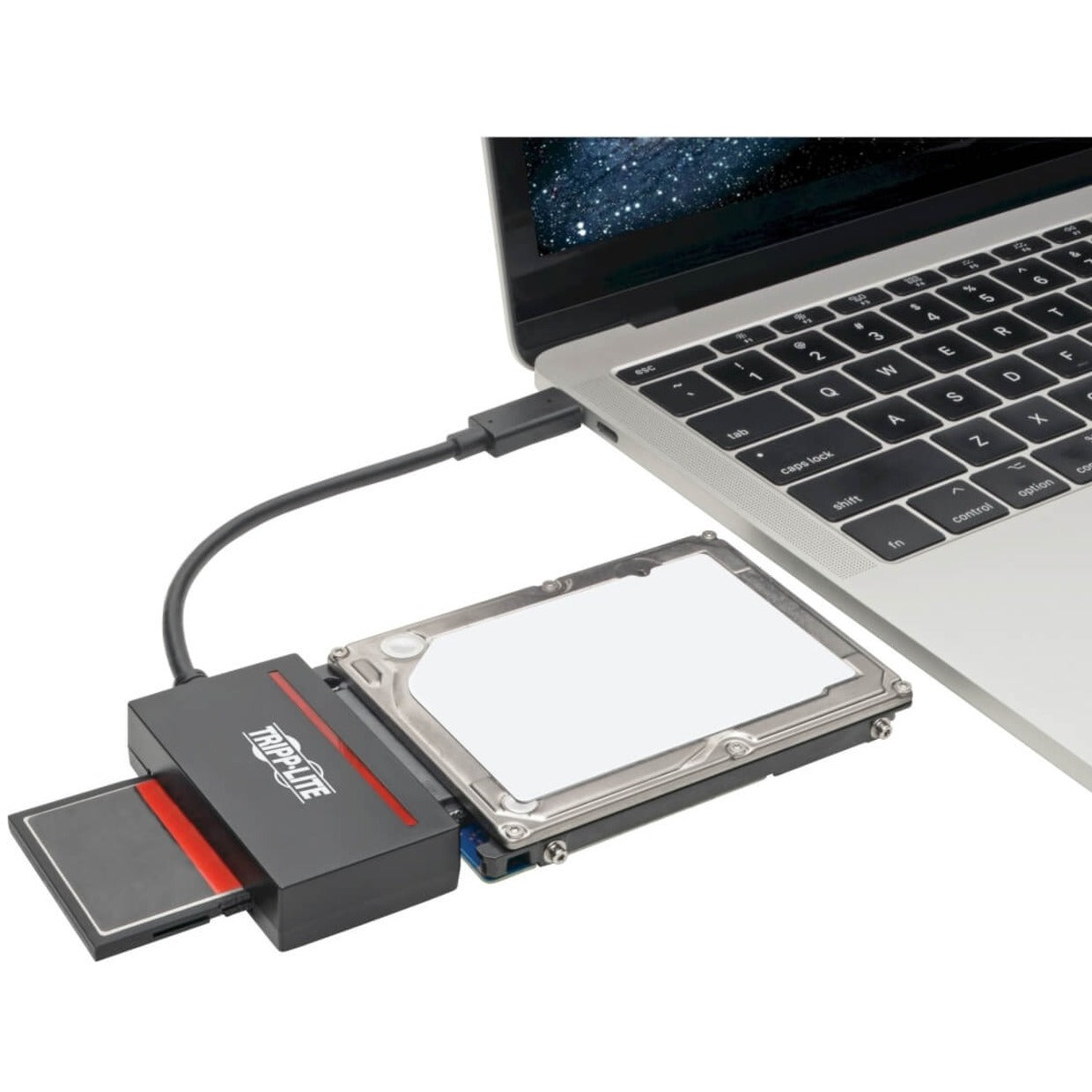 Tripp Lite USB 3.1 Gen 1 (5 Gbps) USB-C to CFast 2.0 Card and SATA III Adapter Thunderbolt 3 compatible