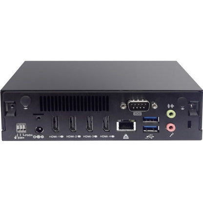 AOpen Digital Engine DE6340 Desktop Computer - AMD Ryzen V1807B - 8 GB RAM DDR4 SDRAM - 64 GB SSD - Black