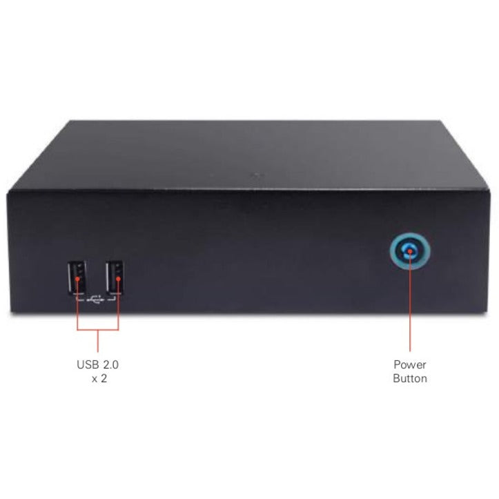 AOpen Digital Engine DE6340 Desktop Computer - AMD Ryzen V1807B - 8 GB RAM DDR4 SDRAM - 64 GB SSD - Black