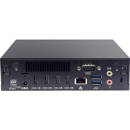 AOpen Digital Engine DE6340 Desktop Computer - AMD Ryzen V1807B - 8 GB RAM DDR4 SDRAM - 64 GB SSD - Black