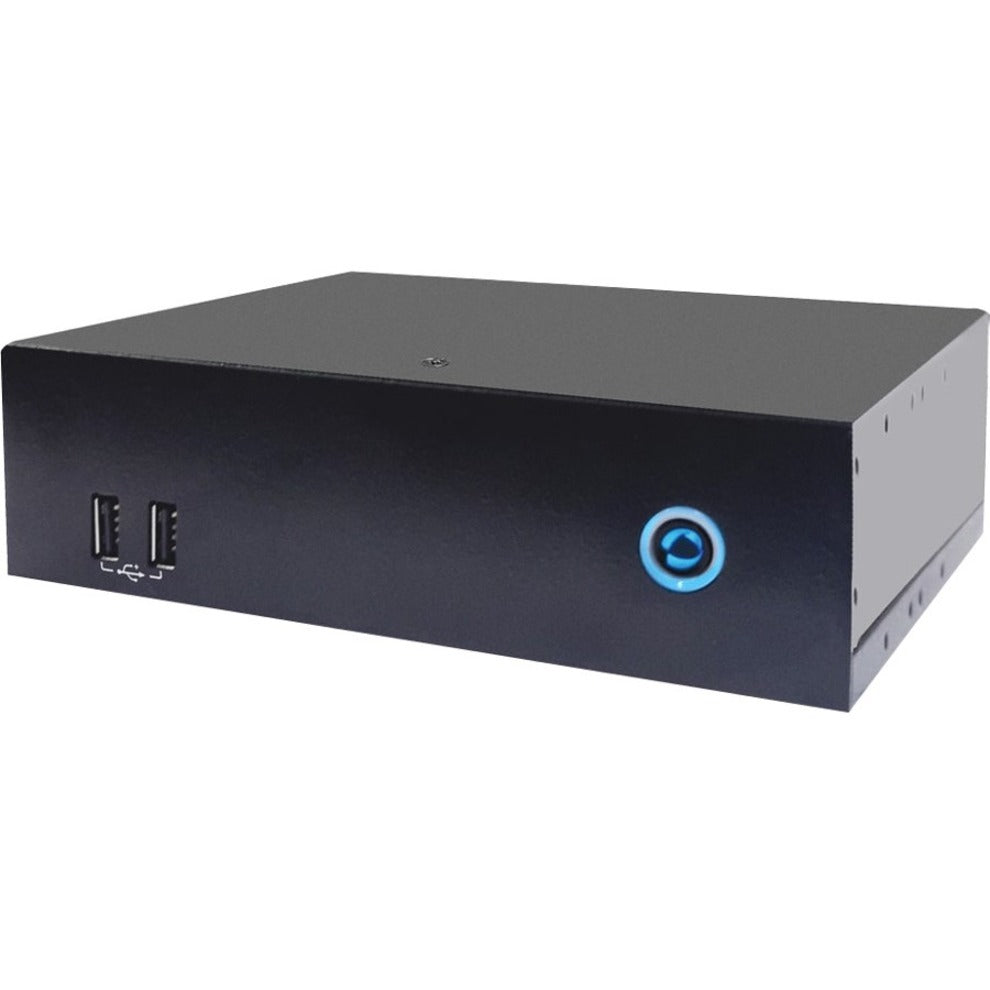 AOpen Digital Engine DE6340 Desktop Computer - AMD Ryzen V1807B - 8 GB RAM DDR4 SDRAM - 64 GB SSD - Black