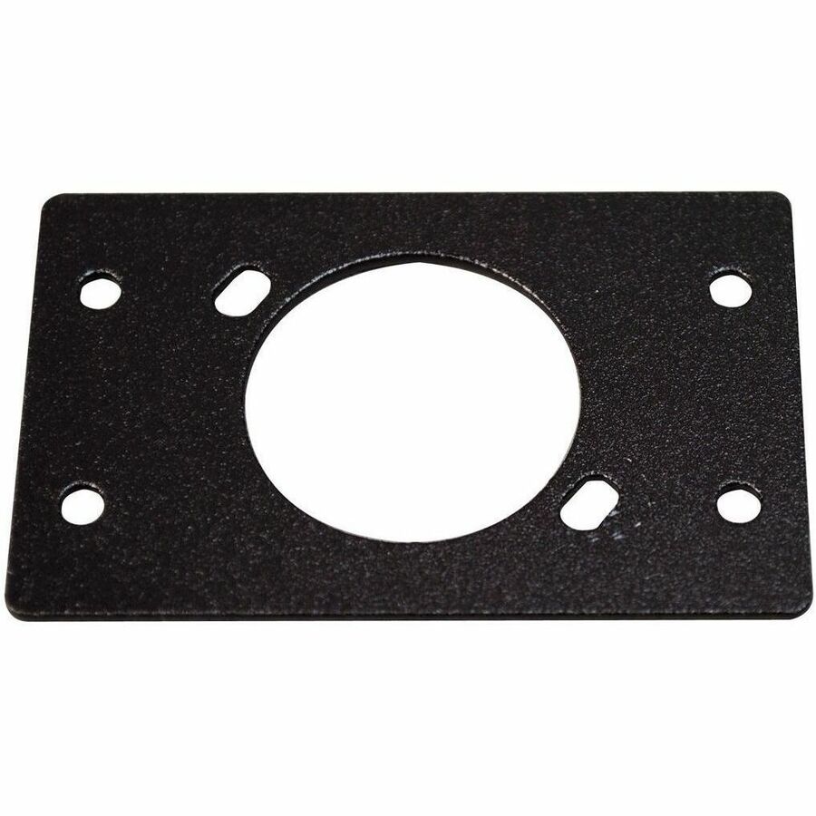 Wiremold Mounting Plate for A/V Equipment Cable Pathway - Black