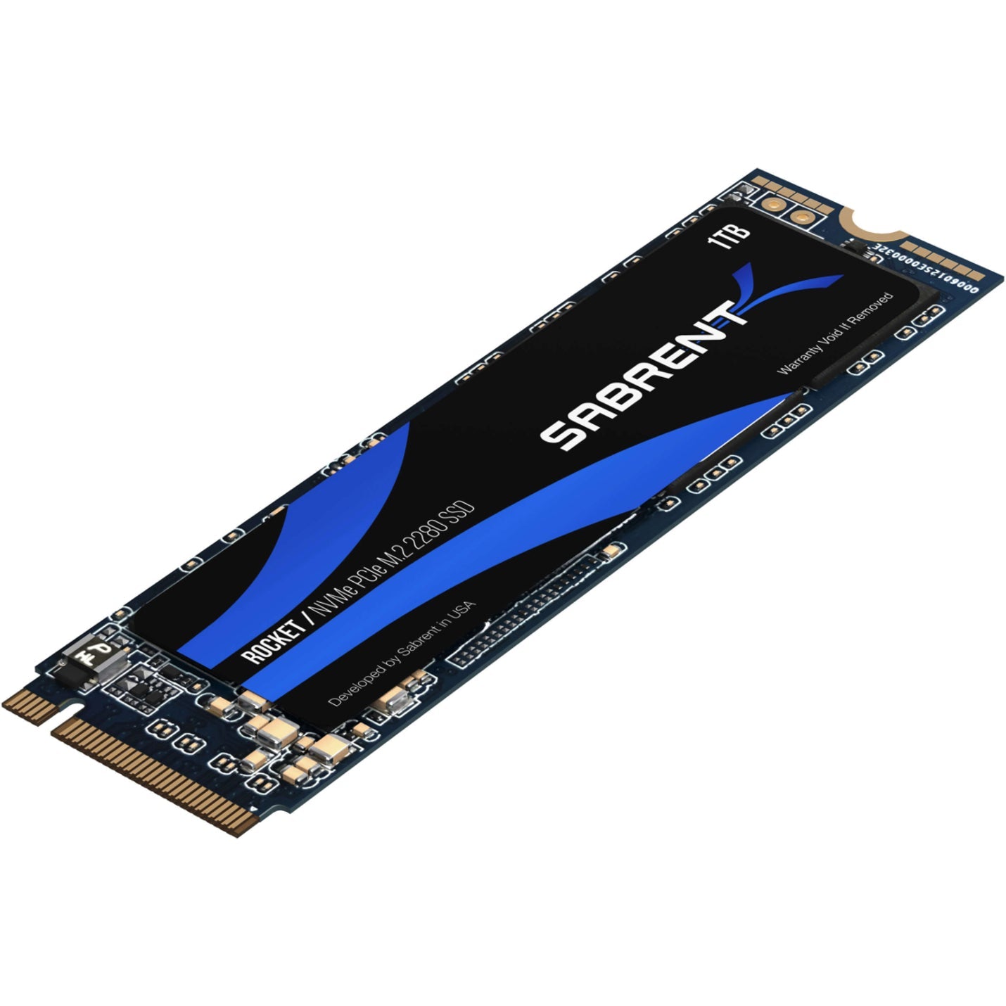 Sabrent Rocket SB-ROCKET-1TB 1 TB Solid State Drive - M.2 2280 Internal - PCI Express (PCI Express 3.0 x4)