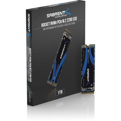Sabrent Rocket SB-ROCKET-1TB 1 TB Solid State Drive - M.2 2280 Internal - PCI Express (PCI Express 3.0 x4)