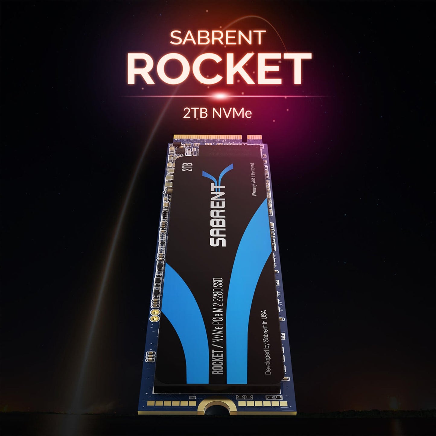 Sabrent Rocket SB-ROCKET-2TB 2 TB Solid State Drive - M.2 2280 Internal - PCI Express (PCI Express 3.0 x4)