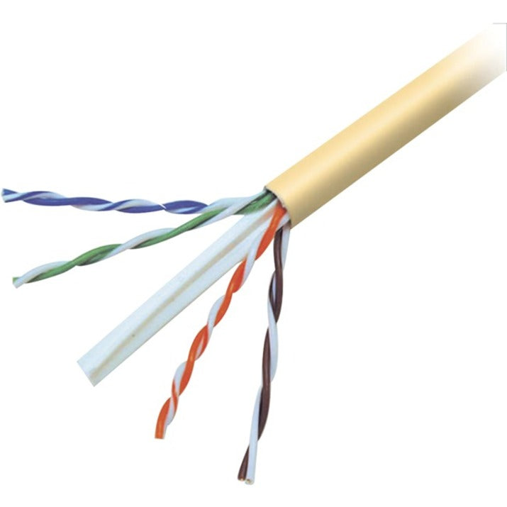 500FT CAT6 YLW SOLID PVC BULK  