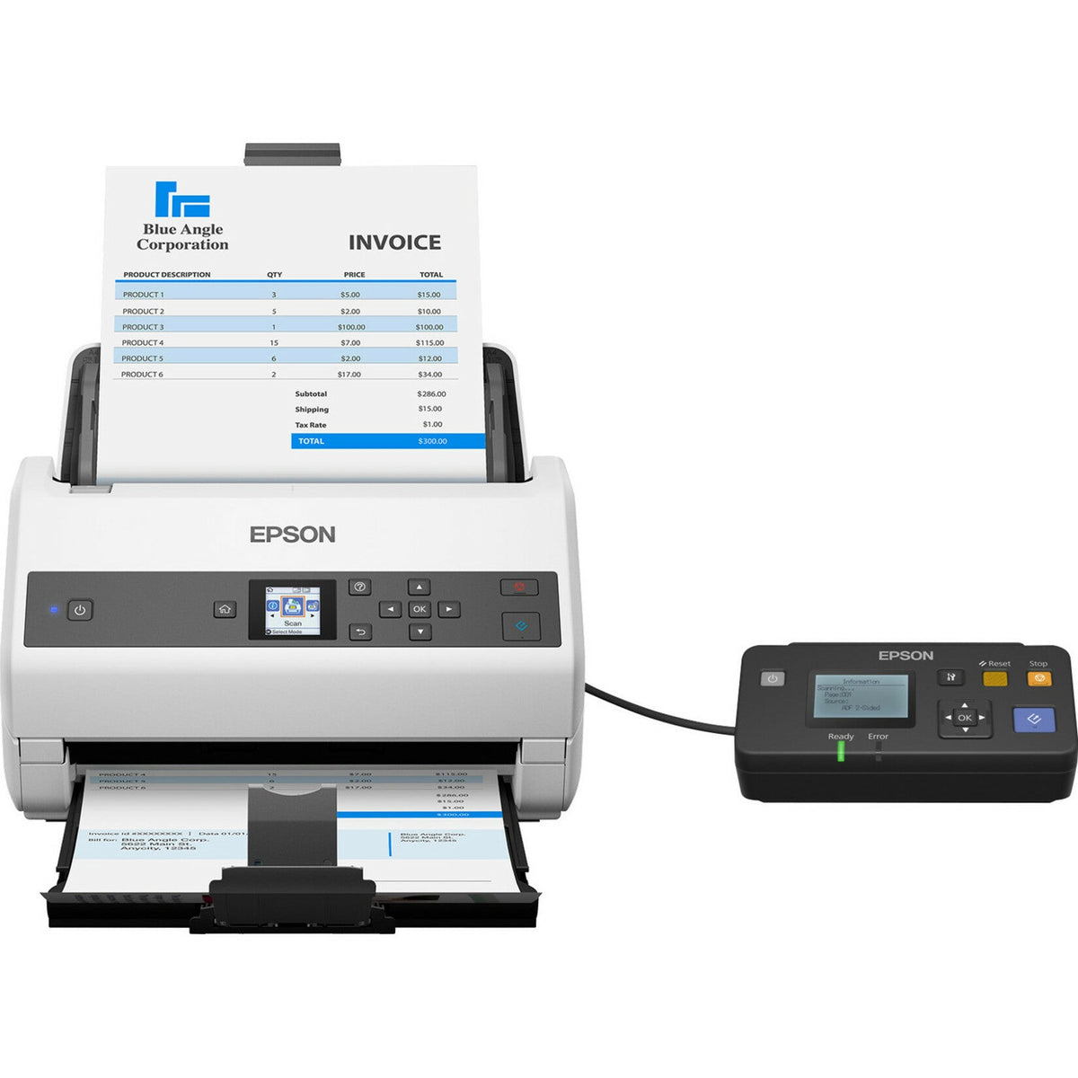 Epson WorkForce DS-970 Sheetfed Scanner - 600 dpi Optical