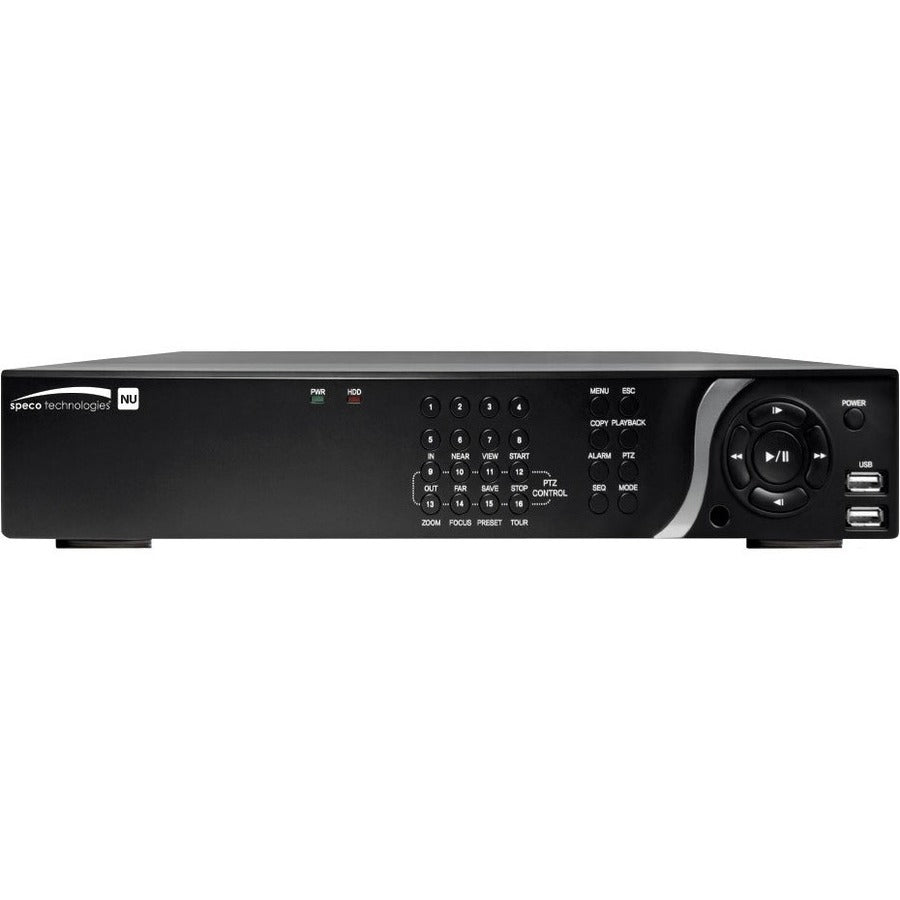 Speco 8 Channel NVR with 8 Built-In PoE+ Ports - 2 TB HDD