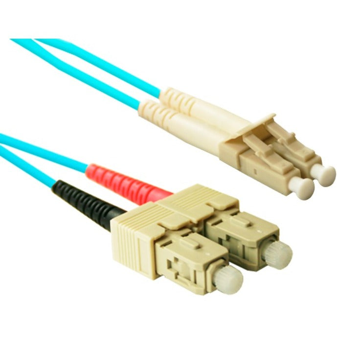 15M FIBER SC/LC 50/125 10G AQUA
