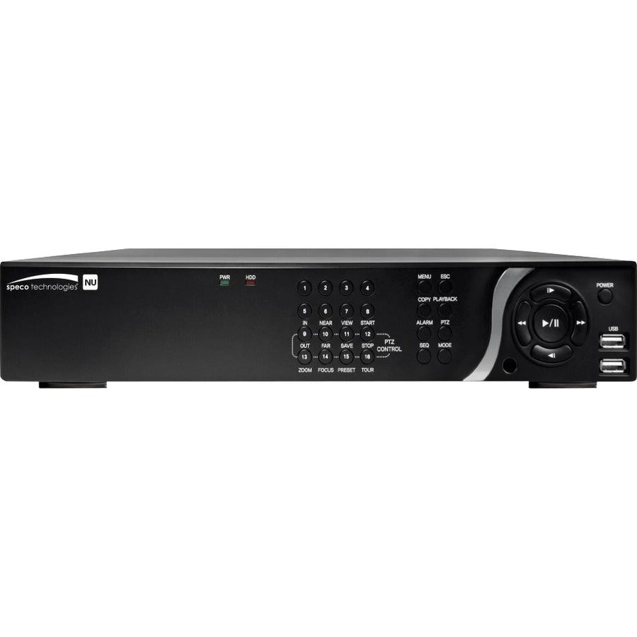 Speco 16 Channel NVR with 16 Built-In PoE+ Ports - 6 TB HDD