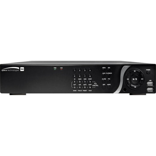 Speco 16 Channel NVR with 16 Built-In PoE+ Ports - 6 TB HDD