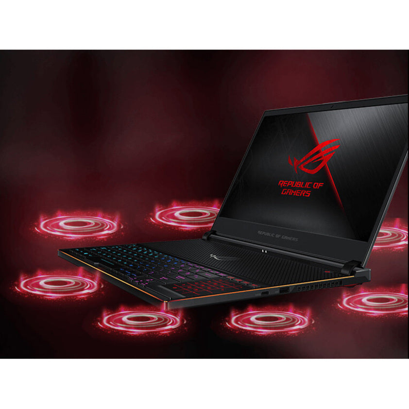 Asus ROG Zephyrus S GX531 GX531GX-XS74 15.6" Gaming Notebook - 1920 x 1080 - Intel Core i7 8th Gen i7-8750H Hexa-core (6 Core) 2.20 GHz - 16 GB Total RAM - 512 GB SSD