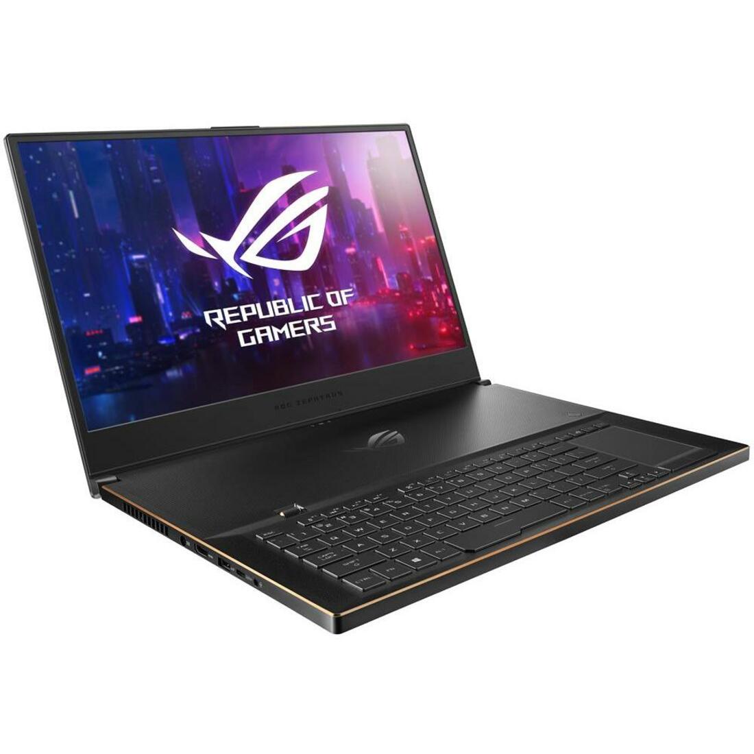 Asus ROG Zephyrus S GX701 GX701GX-XS76 17.3" Gaming Notebook - 1920 x 1080 - Intel Core i7 8th Gen i7-8750H Hexa-core (6 Core) 2.20 GHz - 16 GB Total RAM - 1 TB SSD - Metallic Black