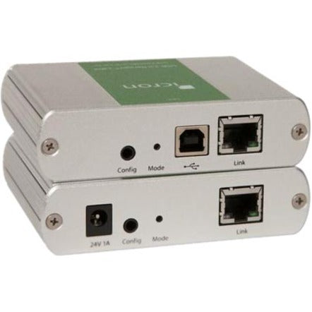 B+B SmartWorx 4-port USB 3.0-2.0-1.1 Extender 100m Cat5e/6/7 100-240V NATAM PS
