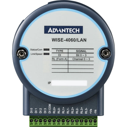 Advantech 4-ch Digital Input and 4-ch Relay Output IoT Ethernet I/O Module