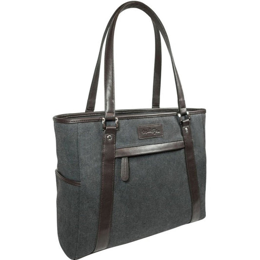 Mobile Edge Urban Carrying Case (Tote) for 15.6" Apple iPad Notebook - Charcoal Brown