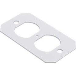 Wiremold Evolution 8AT Series Duplex Device Plate
