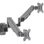 Manhattan TV & Monitor Mount Wall Full Motion (Gas Spring) 2 screens Screen Sizes: 17-32