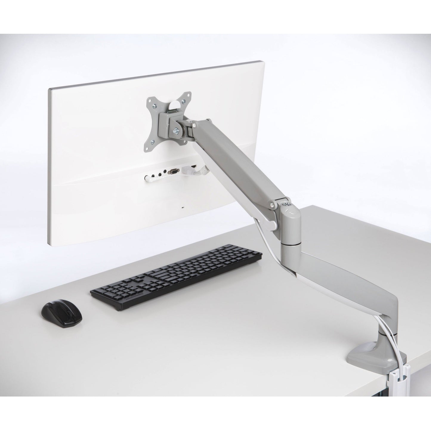 Kensington SmartFit Mounting Arm for Monitor - Silver Gray