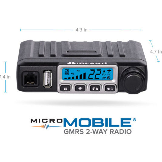 Midland MXT115 MicroMobile Two-Way Radio