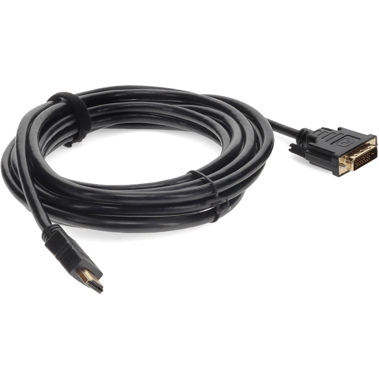 12ft HDMI 1.3 Male to DVI-D Dual Link (24+1 pin) Male Black Cable For Resolution Up to 2560x1600 (WQXGA)