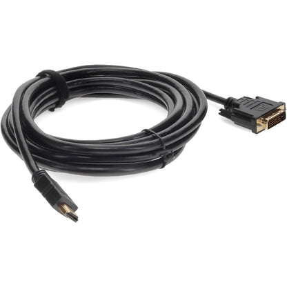 12ft HDMI 1.3 Male to DVI-D Dual Link (24+1 pin) Male Black Cable For Resolution Up to 2560x1600 (WQXGA)