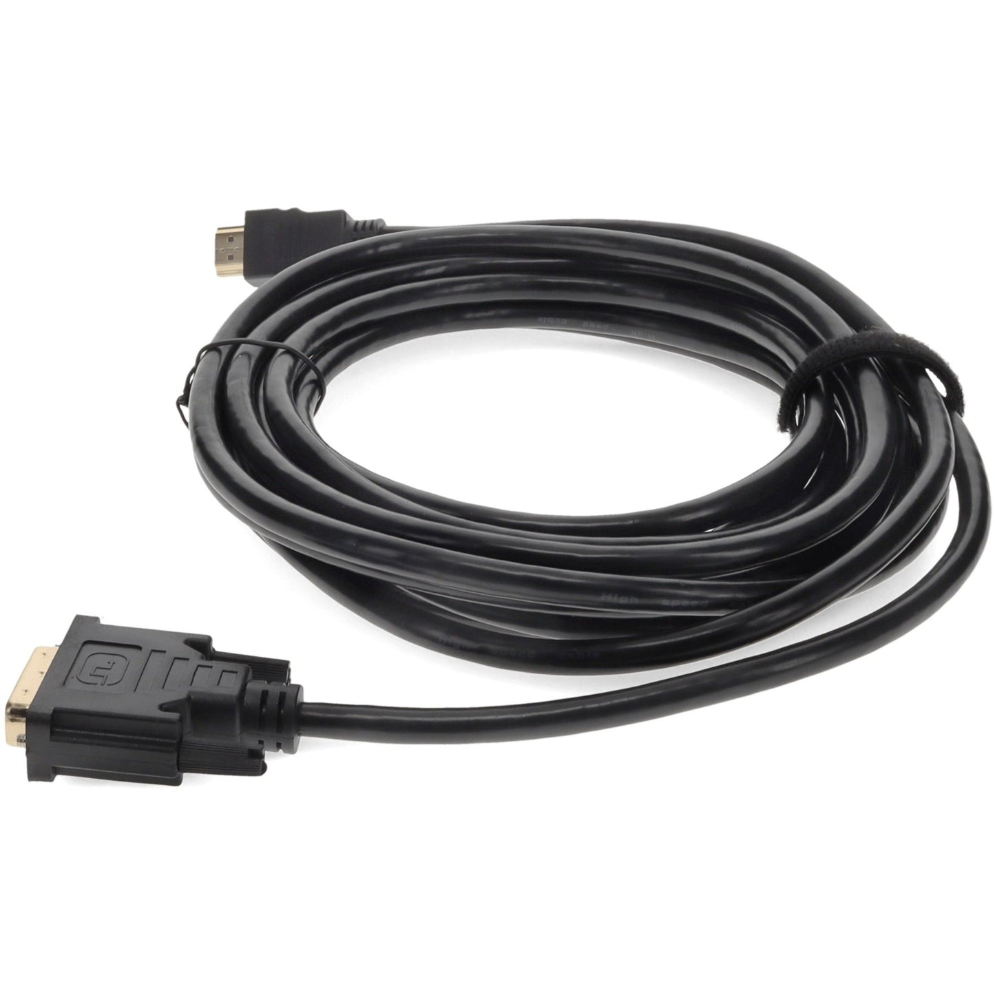 12ft HDMI 1.3 Male to DVI-D Dual Link (24+1 pin) Male Black Cable For Resolution Up to 2560x1600 (WQXGA)