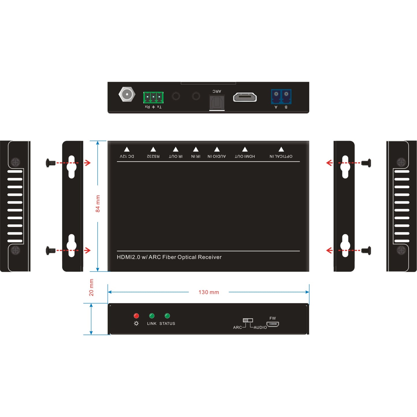 KanexPro Video Extender Transmitter/Receiver