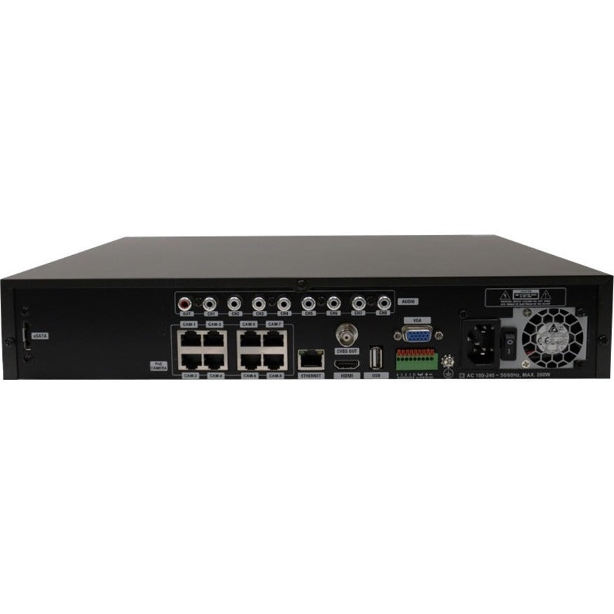 Speco 16 Channel NVR with 16 Built-In PoE+ Ports - 20 TB HDD