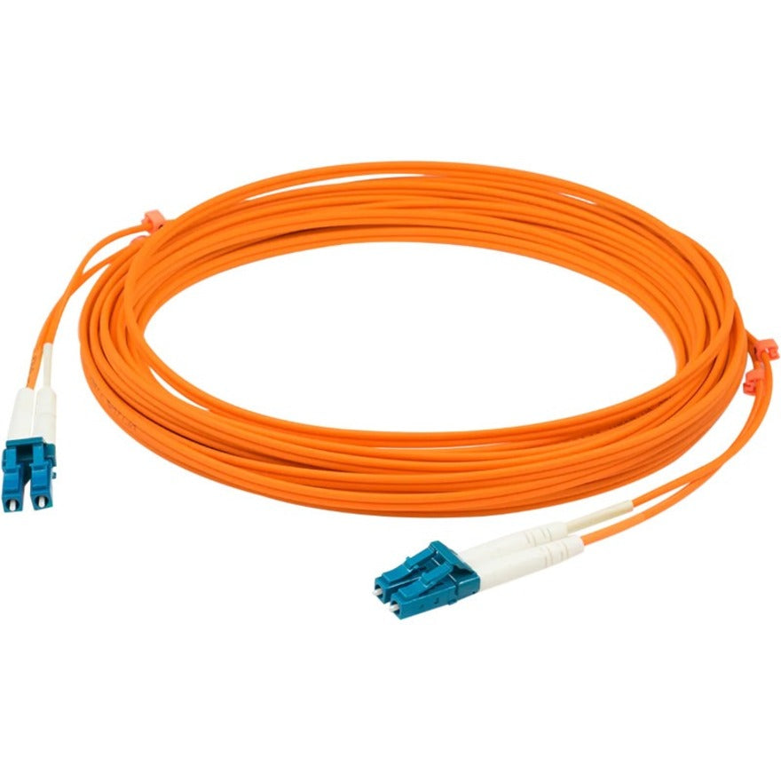 AddOn 4m LC (Male) to LC (Male) Orange OM4 Duplex Fiber OFNR (Riser-Rated) Patch Cable